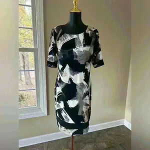 Geometric Print Dress Size 10